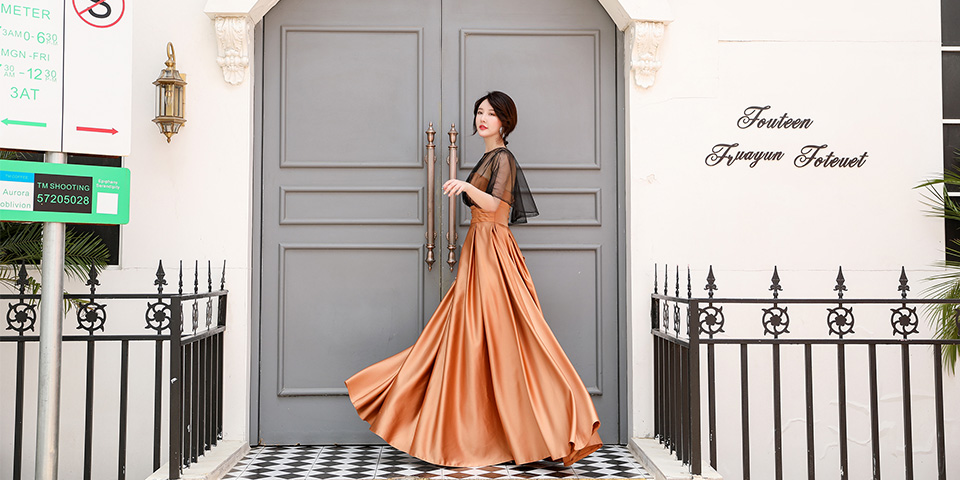 パーティードレス ロング